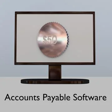 Accounts Payable Software concept Stock Illustration