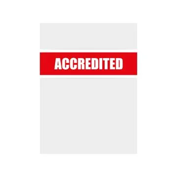 Accreditation Day paper Stock Illustration