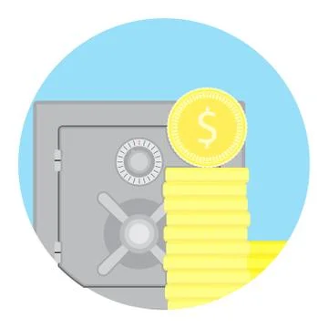 Accrued interest vector icon Stock Illustration
