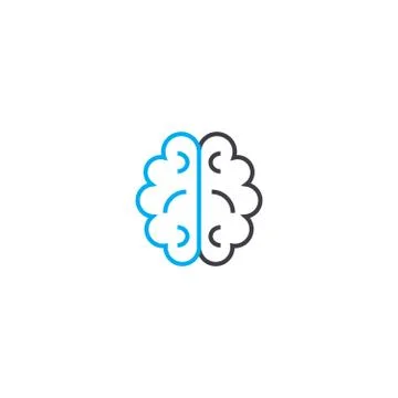 Accumulated knowledge vector thin line stroke icon. Accumulated knowledge Stock Illustration