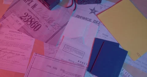 Accumulation of information of a military agent. Video stock 201663350