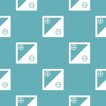 Accumulator pattern seamless blue Stockillustratie