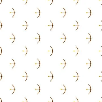 Accuracy bow pattern seamless vector Stock Illustration