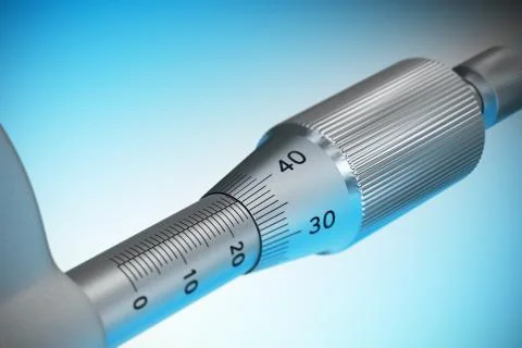 Accuracy - Dimensional Control - Micrometer Stock Illustration