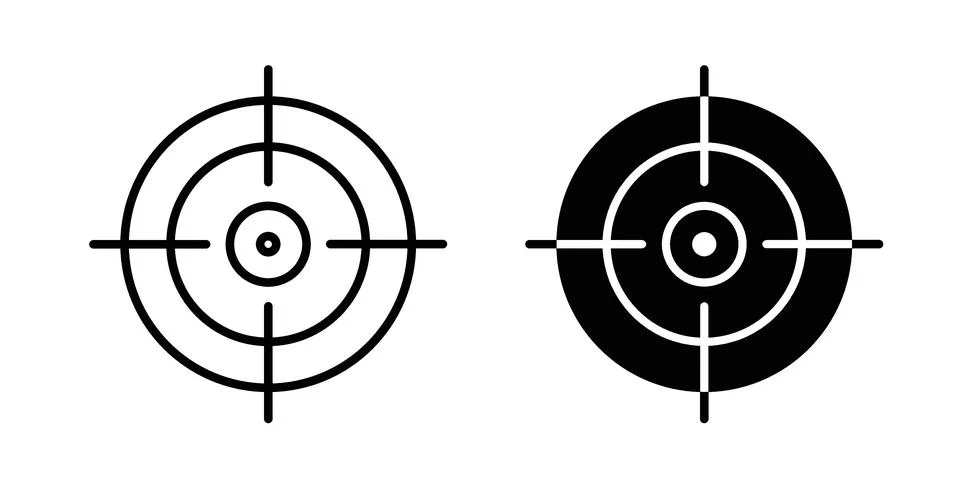 Accuracy icon design. Simple Vector illustrations.. Stock Illustration