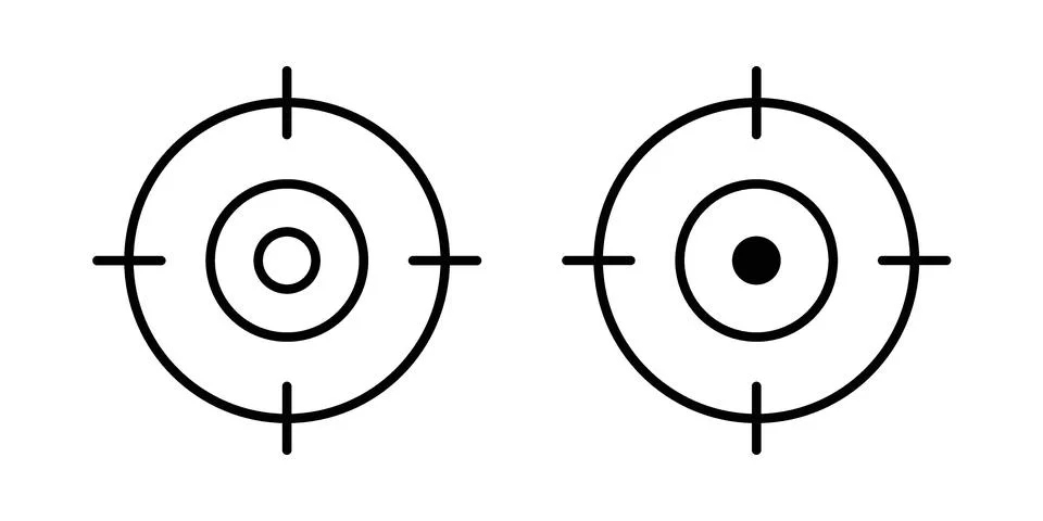 Accuracy icon vector design. EPS10 Stock Illustration