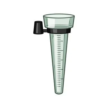 Accuracy rain gauge cartoon vector illustration Stock Illustration