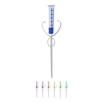 Accuracy rain gauge vector cartoon graphic Stock Illustration