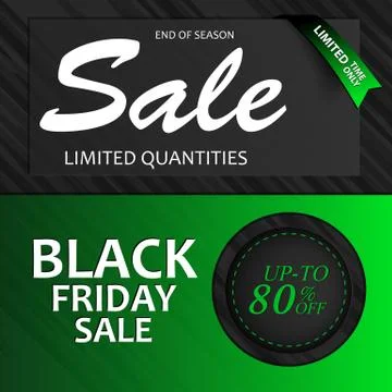 An accurate Black Friday vector illustration. Stock Illustration