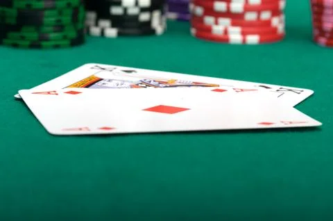 Ace and king Stock Photos