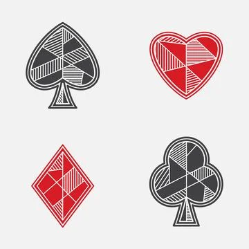 Ace Card Pack Stock Illustration