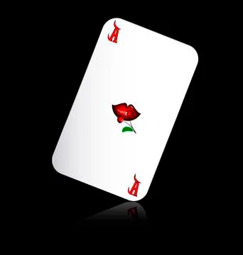 Ace cherry lips Stock Illustration