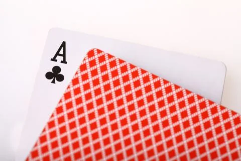 Ace of clubs Stock Photos