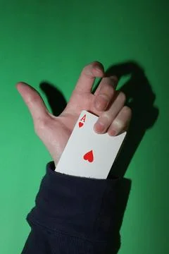 Ace of hearts Stockfoto's