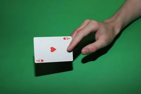 Ace of hearts Stockfoto's