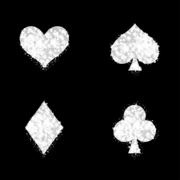 Ace Playing Card signs Stock Illustration