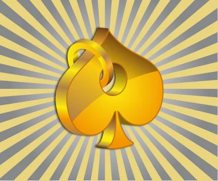 Ace of spades Stock Illustration