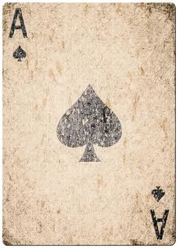Ace of Spades Playing Card Stock Illustration