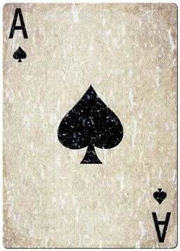 Ace of Spades Playing Card Stock Illustration