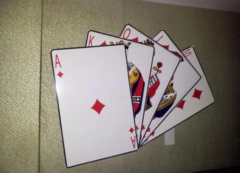 An Ace on the wall Foto stock