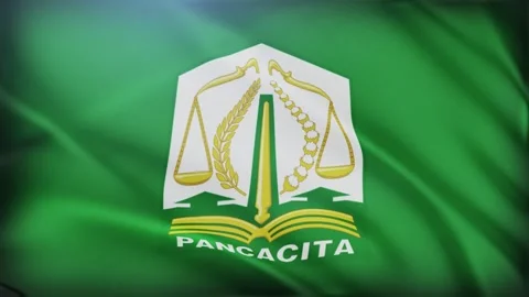 Aceh Province Flag Stock Footage 331622588