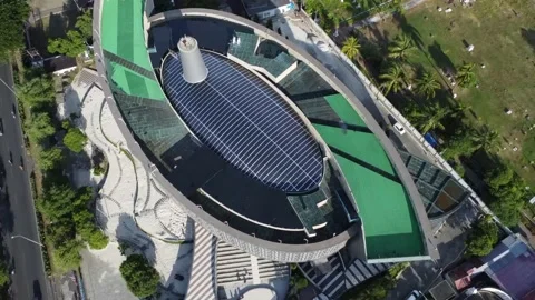 Aceh tsunami museum Stock Footage 209840560