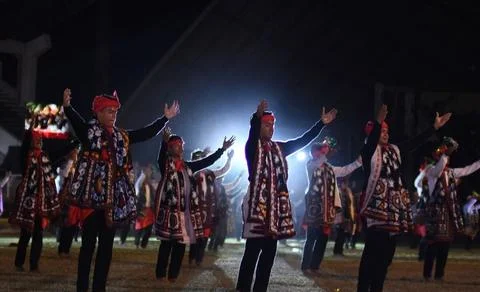 Acehnese Saman dance Stock Photos