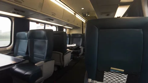 Acela first class seating Stock Footage 169364466