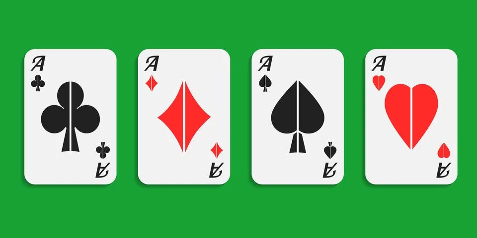 Aces 01 스톡 일러스트