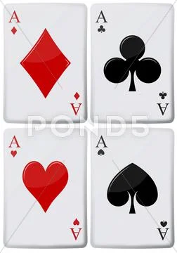 Aces Stock Illustration
