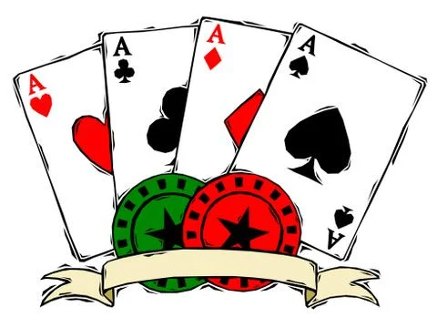 Aces set Stock Illustration