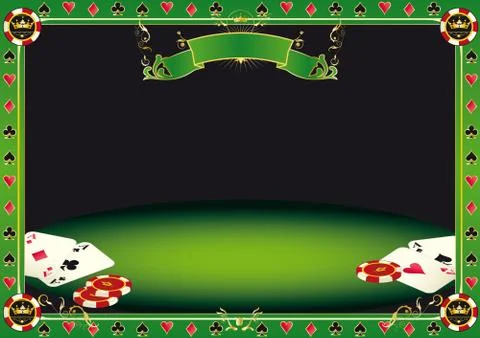 Aces on the table Stock Illustration