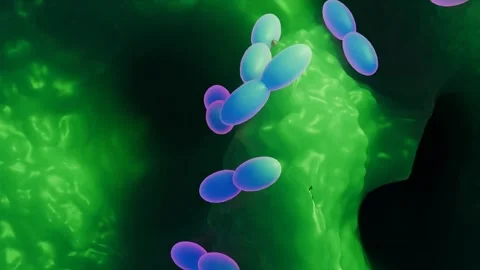 Acetobacter bacteria Stock Footage 305632289
