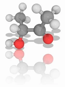 Acetoin organic compound molecule Stock Illustration