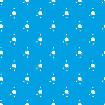 Acetone pattern vector seamless blue Illustrazione stock