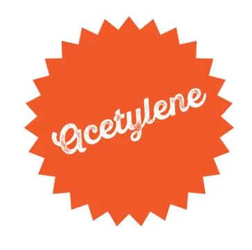 Acetylene stamp on white Stock Illustration