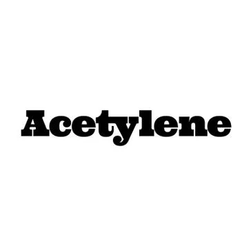 Acetylene stamp on white Stock Illustration
