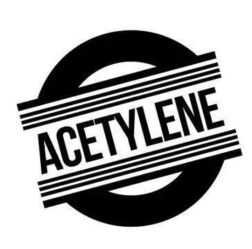 Acetylene stamp on white イラスト素材