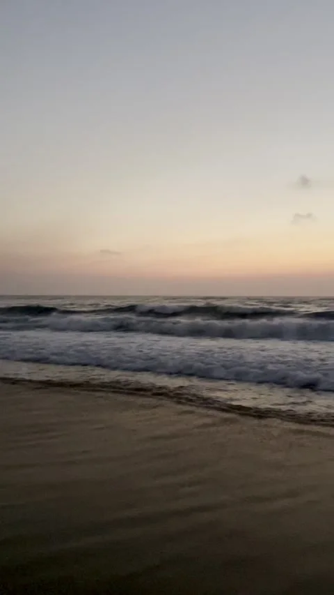 Achakar Beach in Tangier Stock Footage 325767644