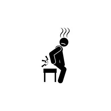 Ache, arthritis icon. Element of human pain icon for mobile concept and web apps Stock Illustration