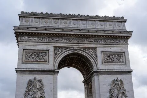 Ache de Triomphe Paris Stock Photos