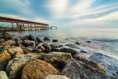 This is Acheh Beach 스톡 사진