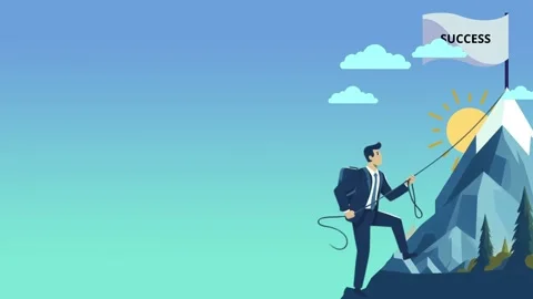 Achieve success Stock Footage 279208251