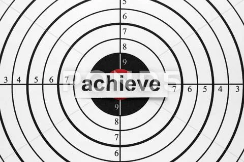 Achieve target Stock Photos