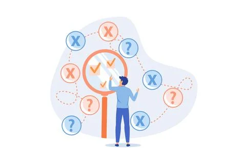 Achievement of goals. Finding the right solutions. Ideas management Success.. Stock Illustration