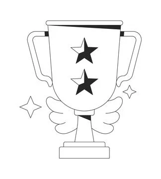 Achievement level 2 clean onboarding illustration Stock Illustration