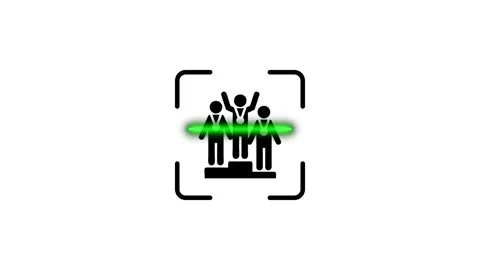 Achievement podium animated with winners, concept of success and triumph fo.. Vídeos de archivo 346499072