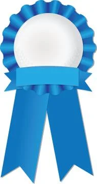 Achievement ribbon Stock Illustration