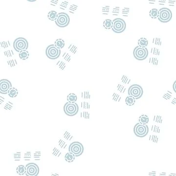 Achievement task optimize glyph seamless pattern Stockillustratie