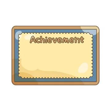Achievement wall Stock Illustration